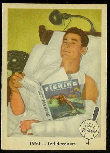 1959 Fleer Ted Williams #41 '1950 - Ted Recovers' (Red Sox)  cards value