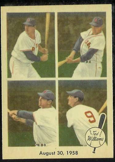 1959 Fleer Ted Williams #65 'August 30, 1958' (Red Sox)  cards value