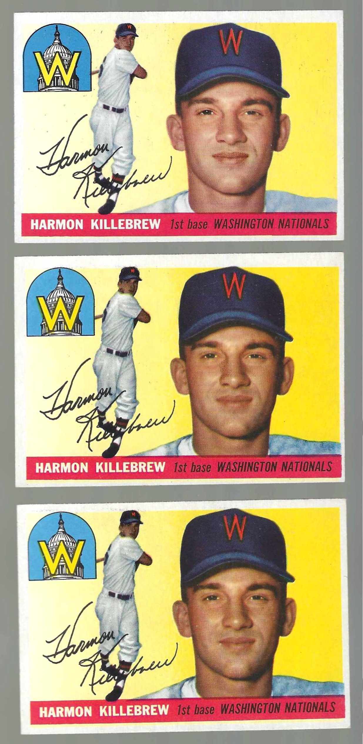 1955 Topps #124 Harmon Killebrew ROOKIE [#] (Senators)  cards value