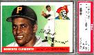 1955 Topps #164 Roberto Clemente ROOKIE SCARCE HIGH NUMBER [#] (Pirates)