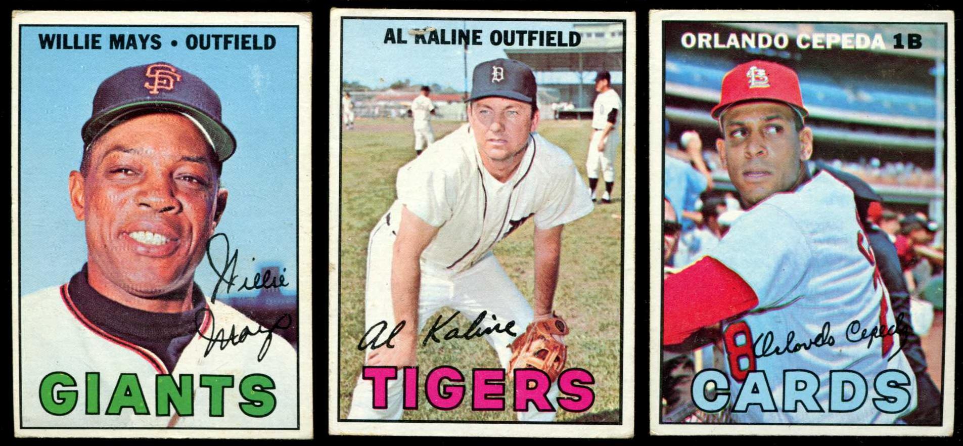 1967 Topps #200 Willie Mays [#r] (Giants)  cards value