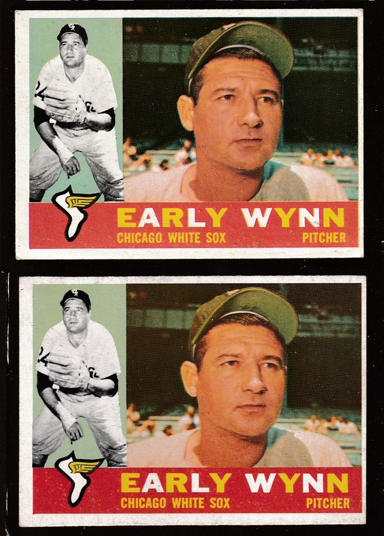 1960 Topps #  1 Early Wynn [#] (White Sox)  cards value