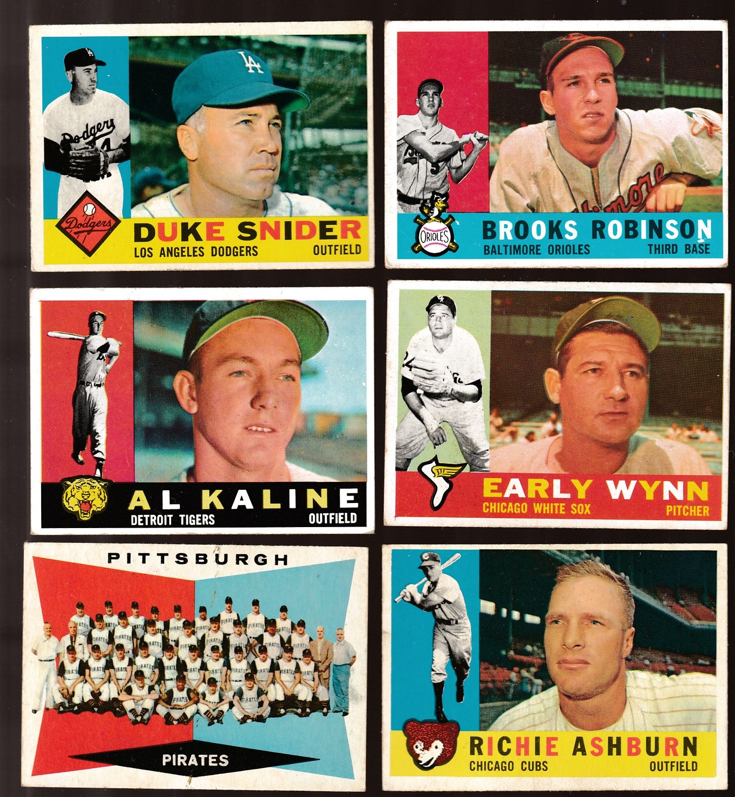 1960 Topps #484 Pirates TEAM card with Roberto Clemente [#t]  cards value