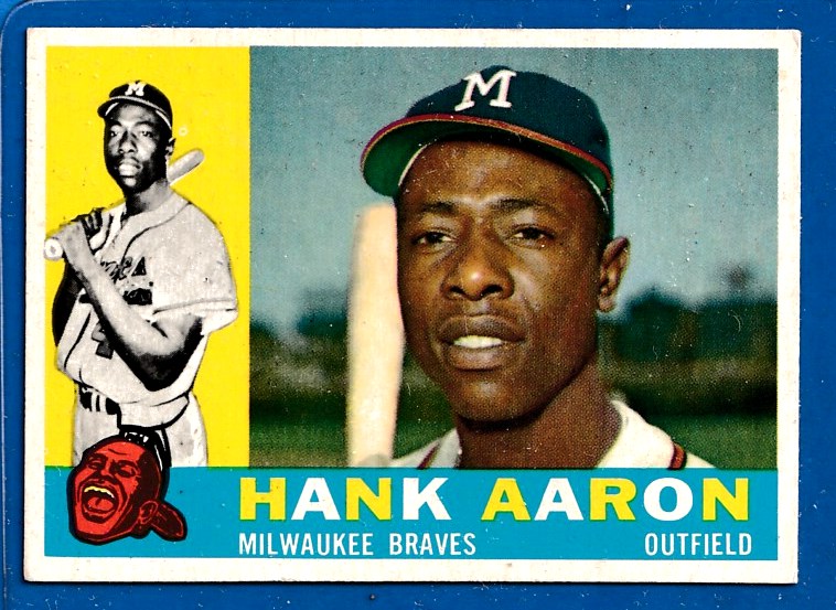 1960 Topps #300 Hank Aaron [#] (Braves)  cards value
