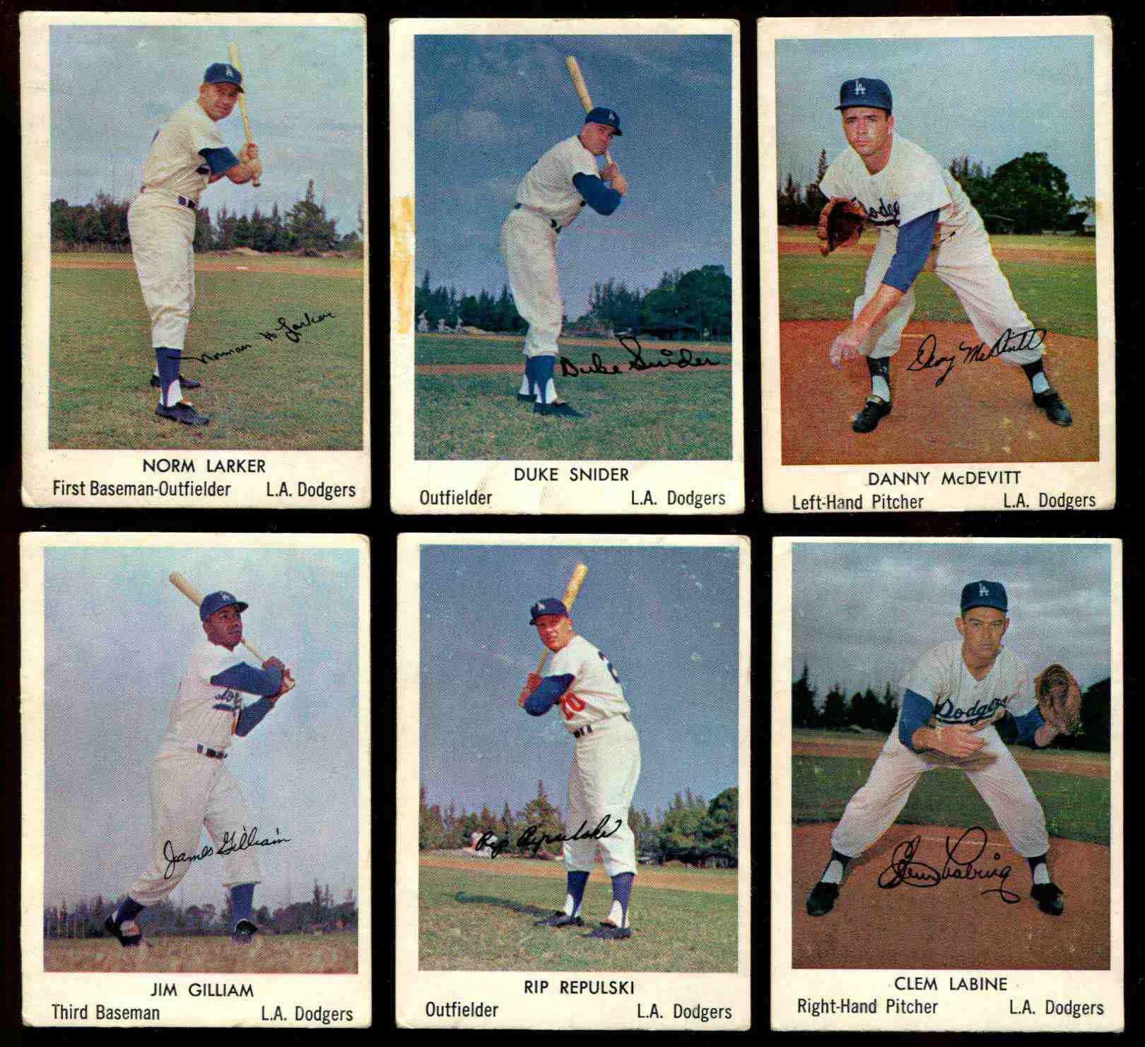 1960 Bell Brand Dodgers # 4 Jim Gilliam  cards value
