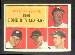 1961 Topps # 44 A.L. Home Run Leaders (Mickey Mantle/Roger Maris)