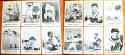 1961? Braves Jay Publishing  - Lot of (10) different w/EDDIE MATHEWS