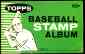 1961 Topps STAMP ALBUM - with 47 stamps (4 Hall-of-Famers)