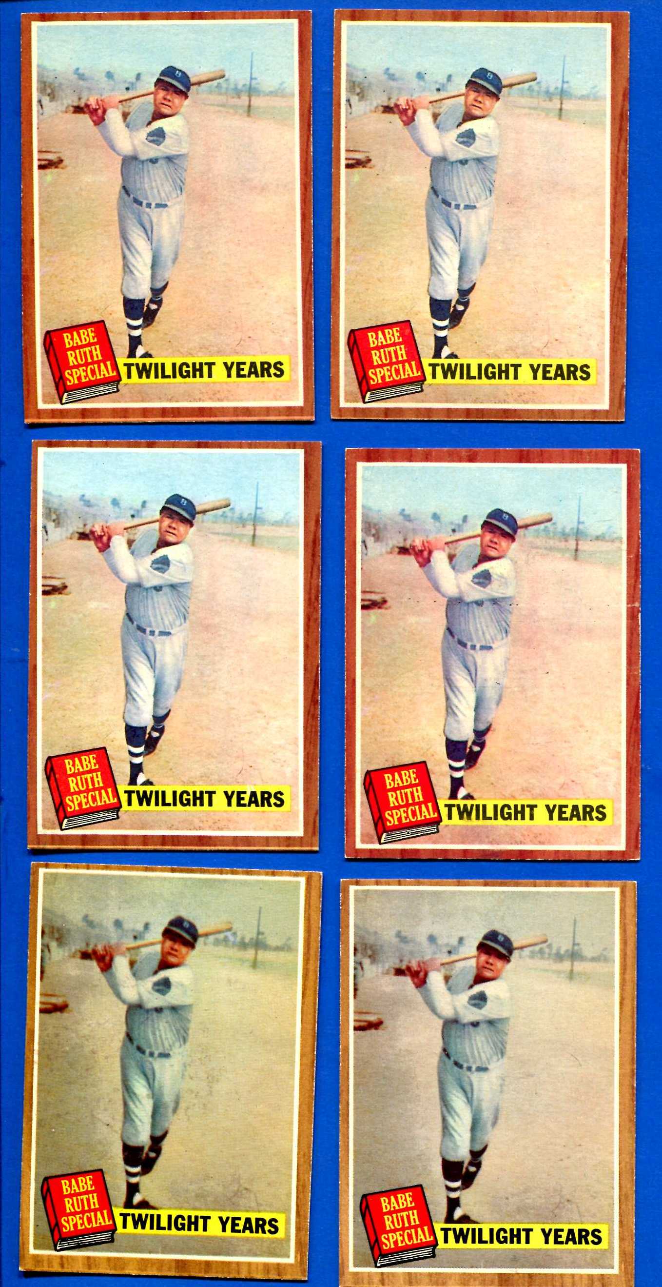 1962 Topps #141 Babe Ruth Special #7 'Twilight Years' (Yankees)  cards value