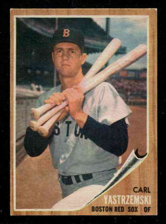1962 Topps #425 Carl Yastrzemski (Red Sox)  cards value