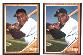 1962 Topps #462B Willie Tasby [VAR:No emblem on cap] (Indians)