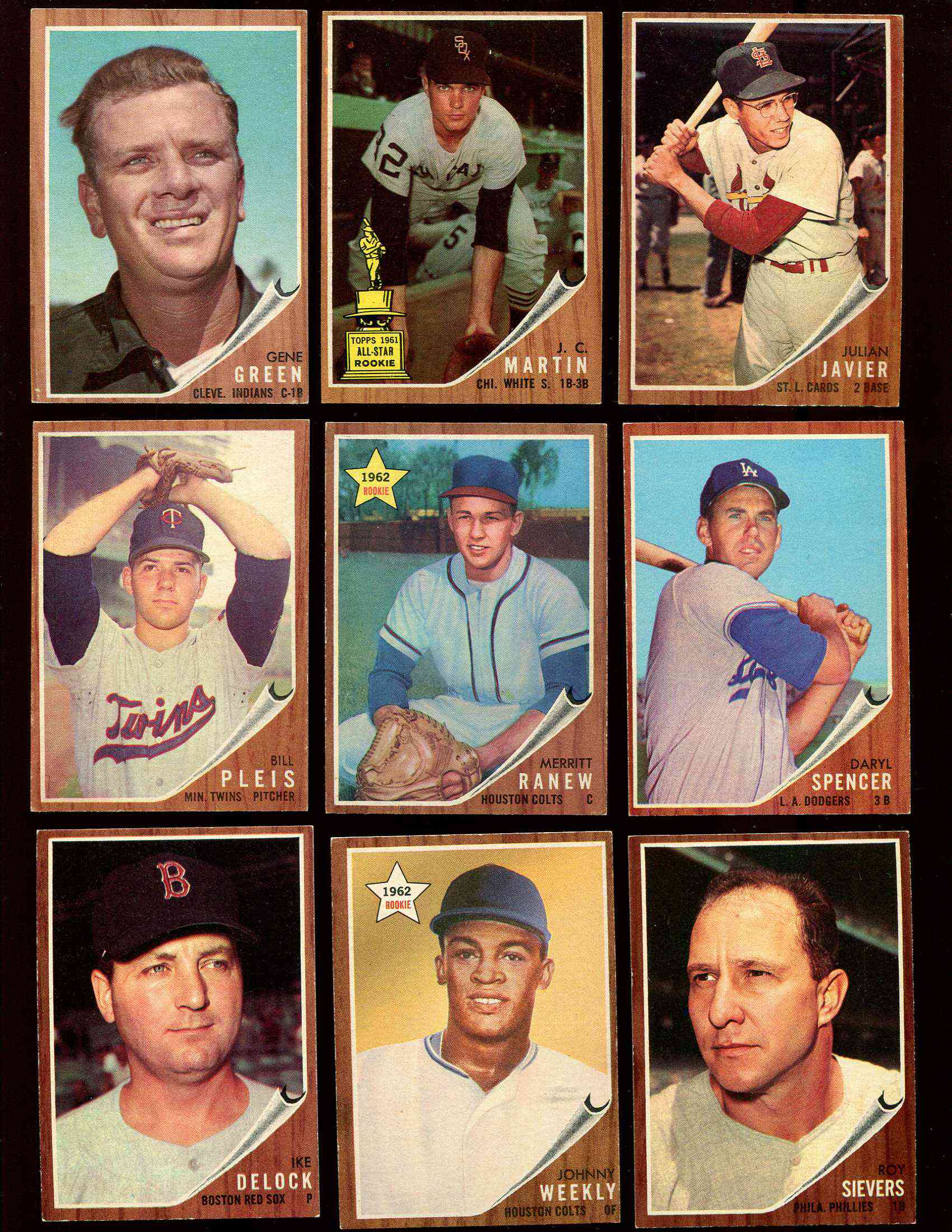 1962 Topps #118 Julian Javier (Cardinals)  cards value