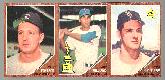 1962 Topps  [p] 3-Card PANEL - BILLY WILLIAMS in CENTER !!!