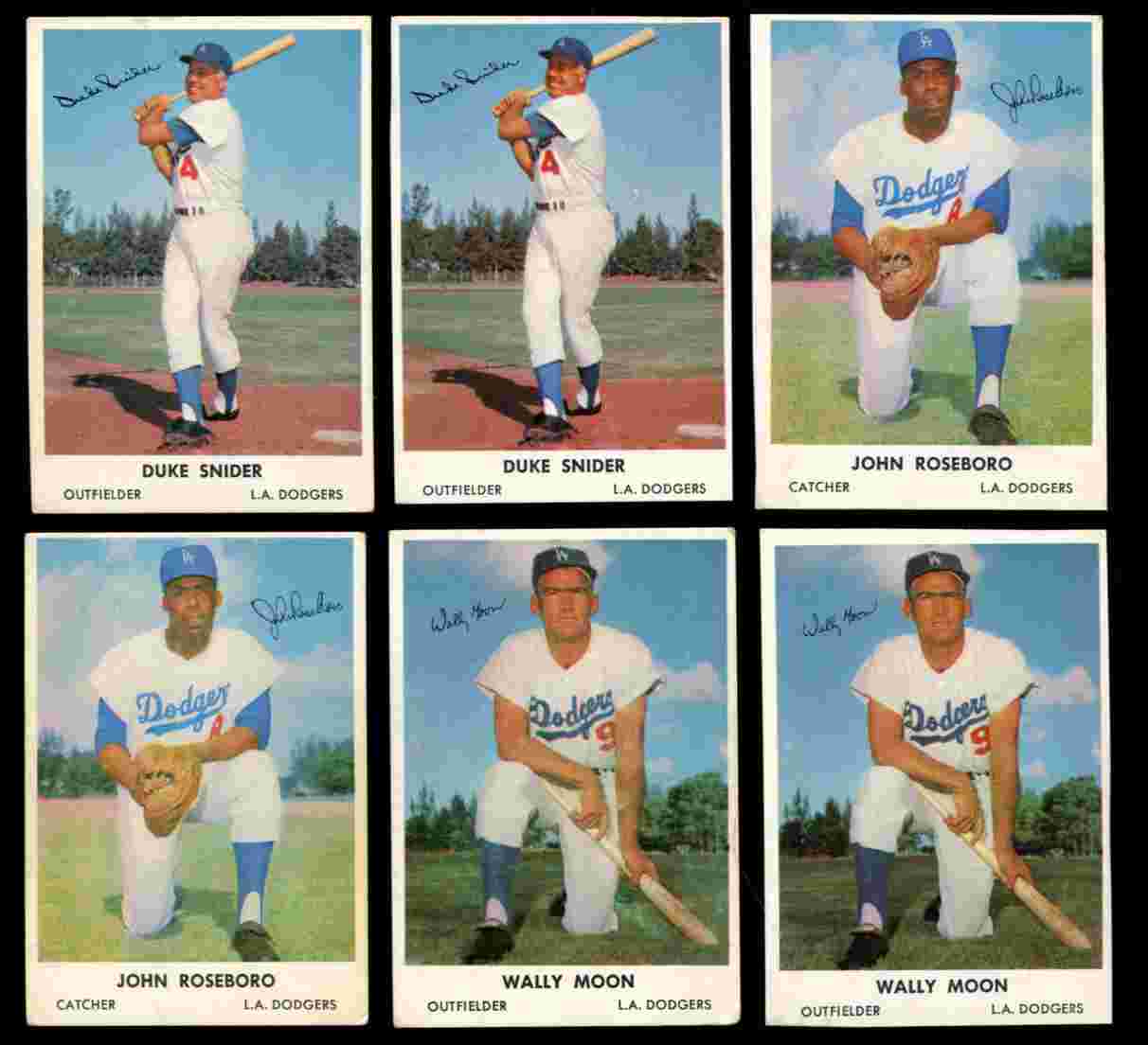 1962 Bell Brand Dodgers # 8 John Roseboro  cards value