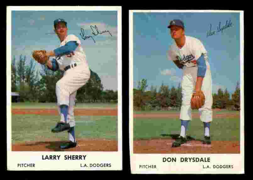 1962 Bell Brand Dodgers #53 Don Drysdale  cards value