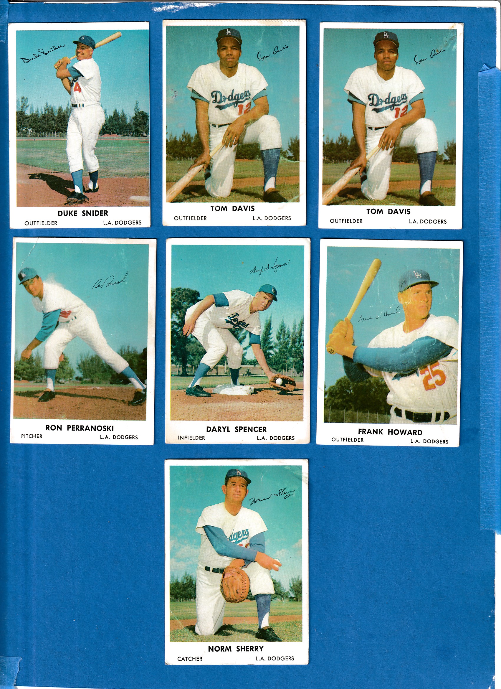 1962 Bell Brand Dodgers #34 Norm Sherry  cards value
