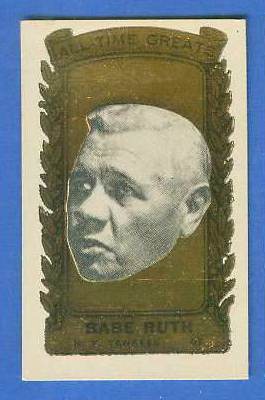 1963 Bazooka All-Time Greats #17 BABE RUTH (Yankees)  cards value