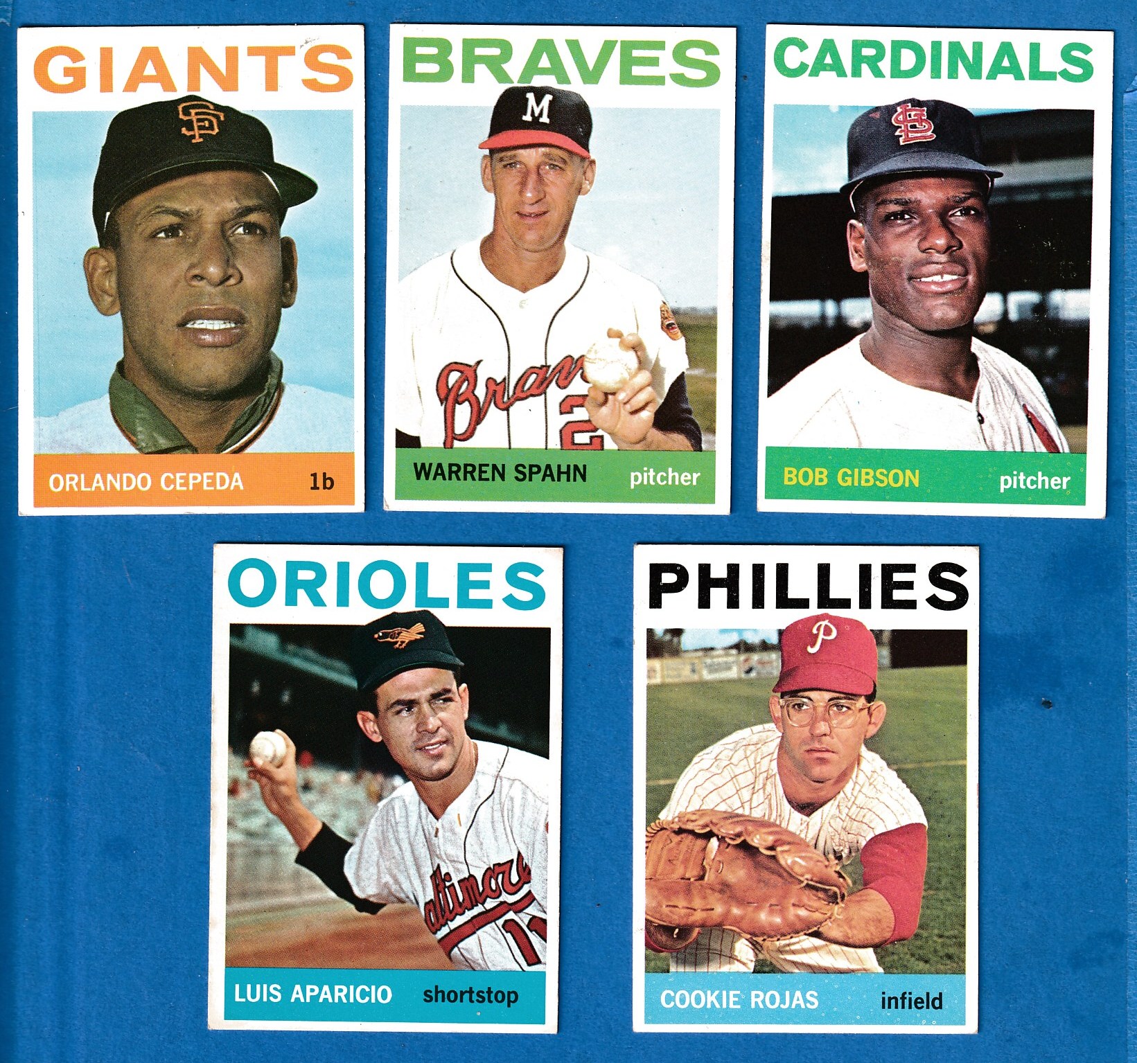 1964 Topps #390 Orlando Cepeda [#l] (Giants)  cards value
