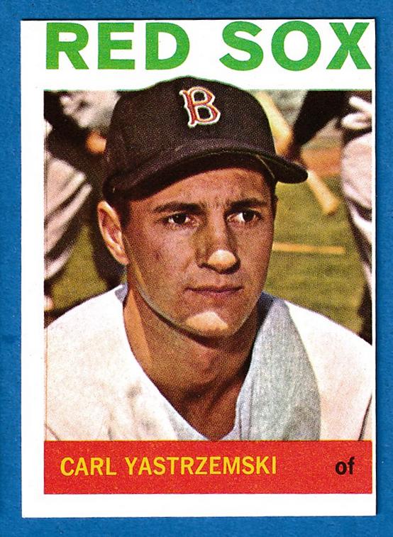 1964 Topps #210 Carl Yastrzemski [#] (Red Sox)  cards value