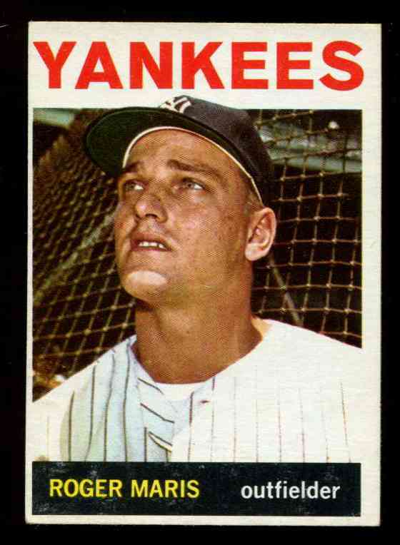 1964 Topps #225 Roger Maris (Yankees)  cards value