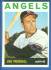 1964 Topps #586 Jimmy Piersall SCARCE SHORT PRINT [#] (Angels)