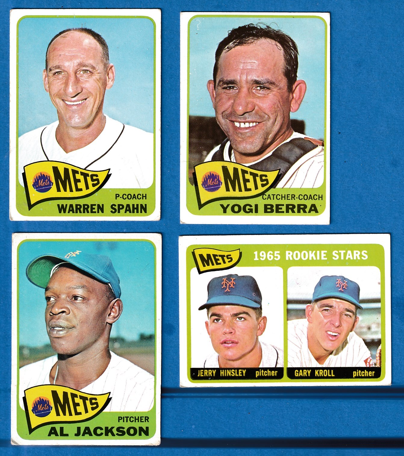 1965 Topps #470 Yogi Berra (Mets)  cards value