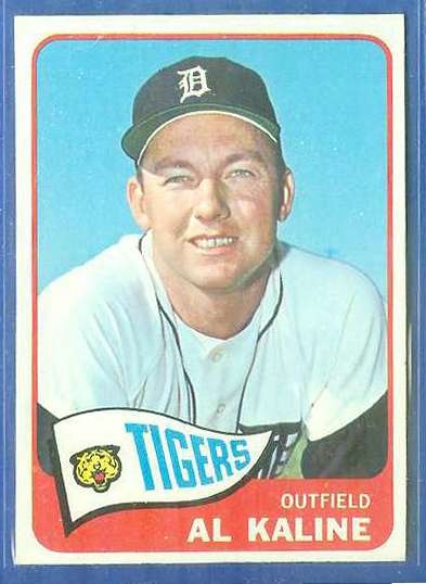 1965 Topps #130 Al Kaline (Tigers)  cards value