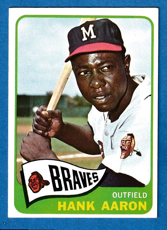 1965 Topps #170 Hank Aaron (Braves)  cards value