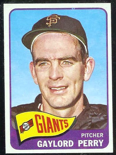 1965 Topps #193 Gaylord Perry (Giants)  cards value
