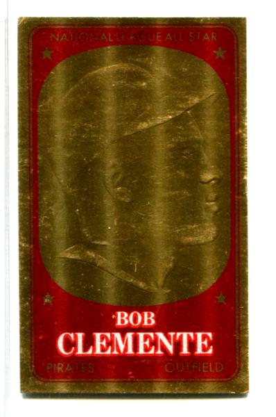 1965 Topps Embossed #19 Roberto Clemente (Pirates)  cards value