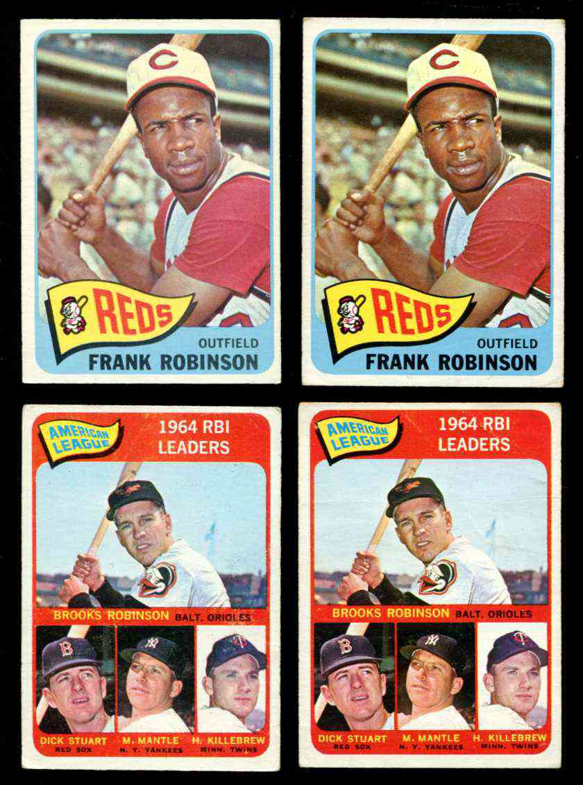 1965 O-Pee-Chee/OPC #  5 A.L. RBI Leaders [#a] w/MICKEY MANTLE  cards value