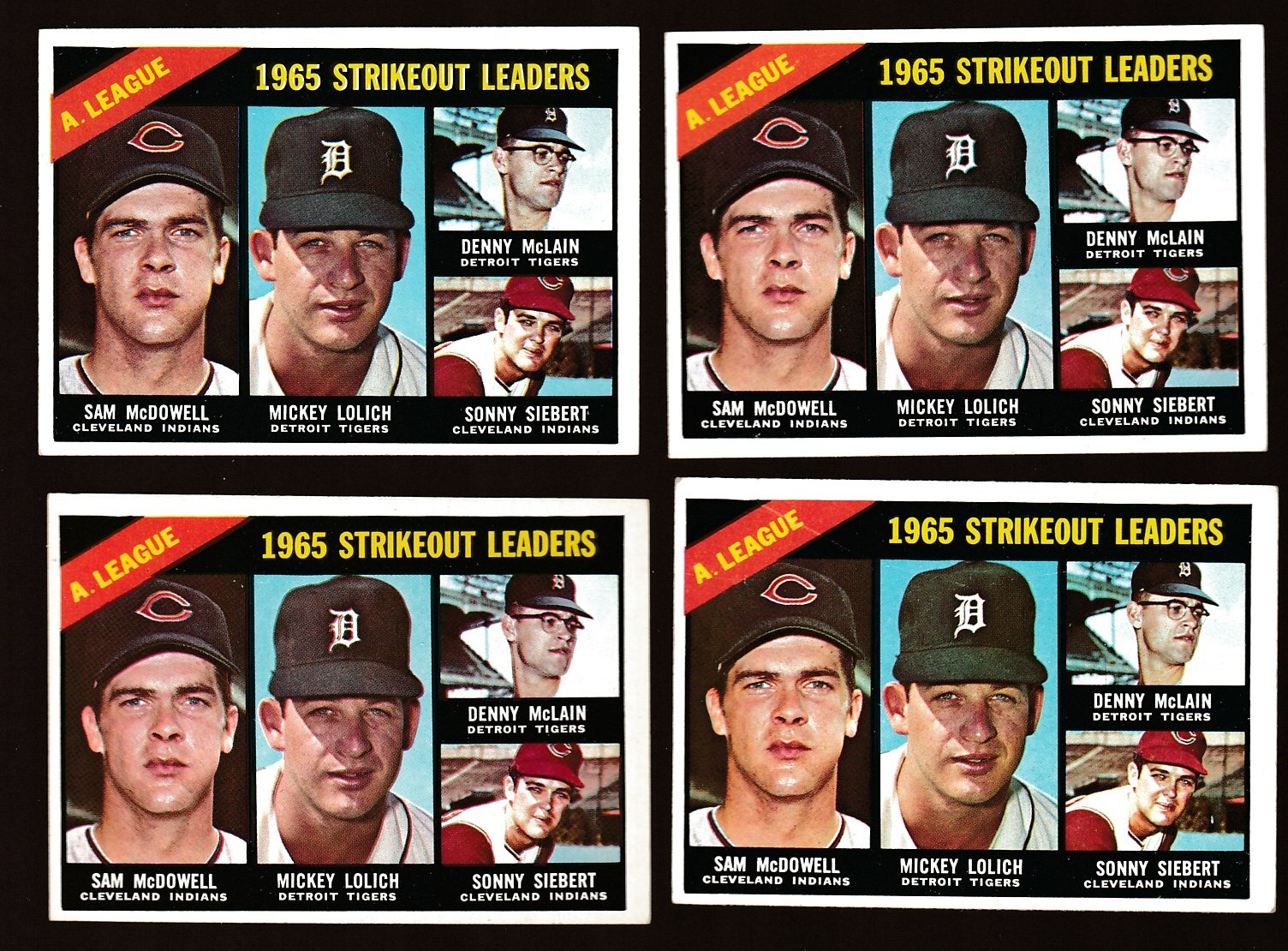 1966 Topps #226 A.L. Strikeout Leaders (Mickey Lolich, Denny McLain)  cards value