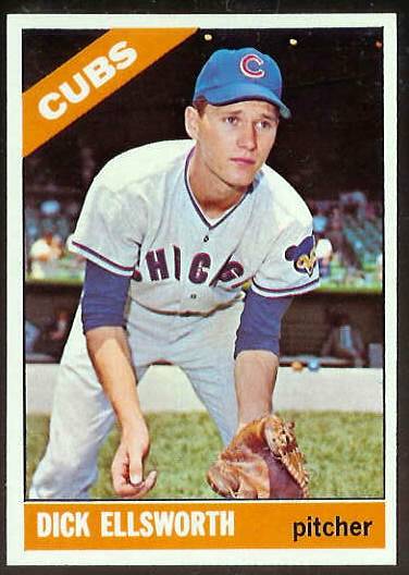 1966 Topps #447 Dick Ellsworth TOUGH SEMI-HI# [#] (UER) (Cubs)  cards value