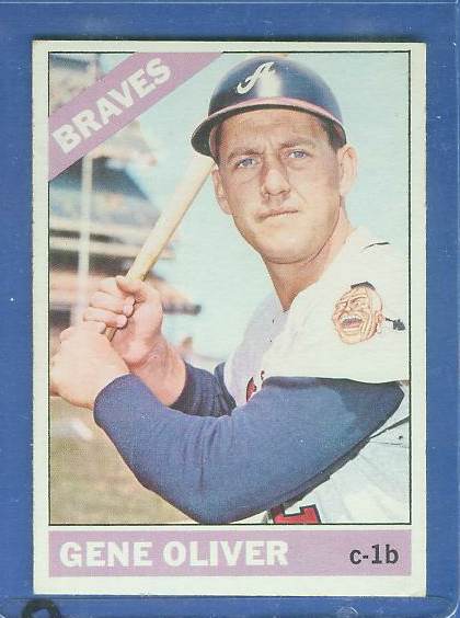 1966 Topps #541 Gene Oliver SCARCE SHORT PRINT HI# [#] (Braves)  cards value