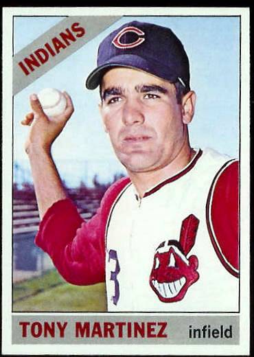 1966 Topps #581 Tony Martinez [#] SCARCE HI# (Indians)  cards value