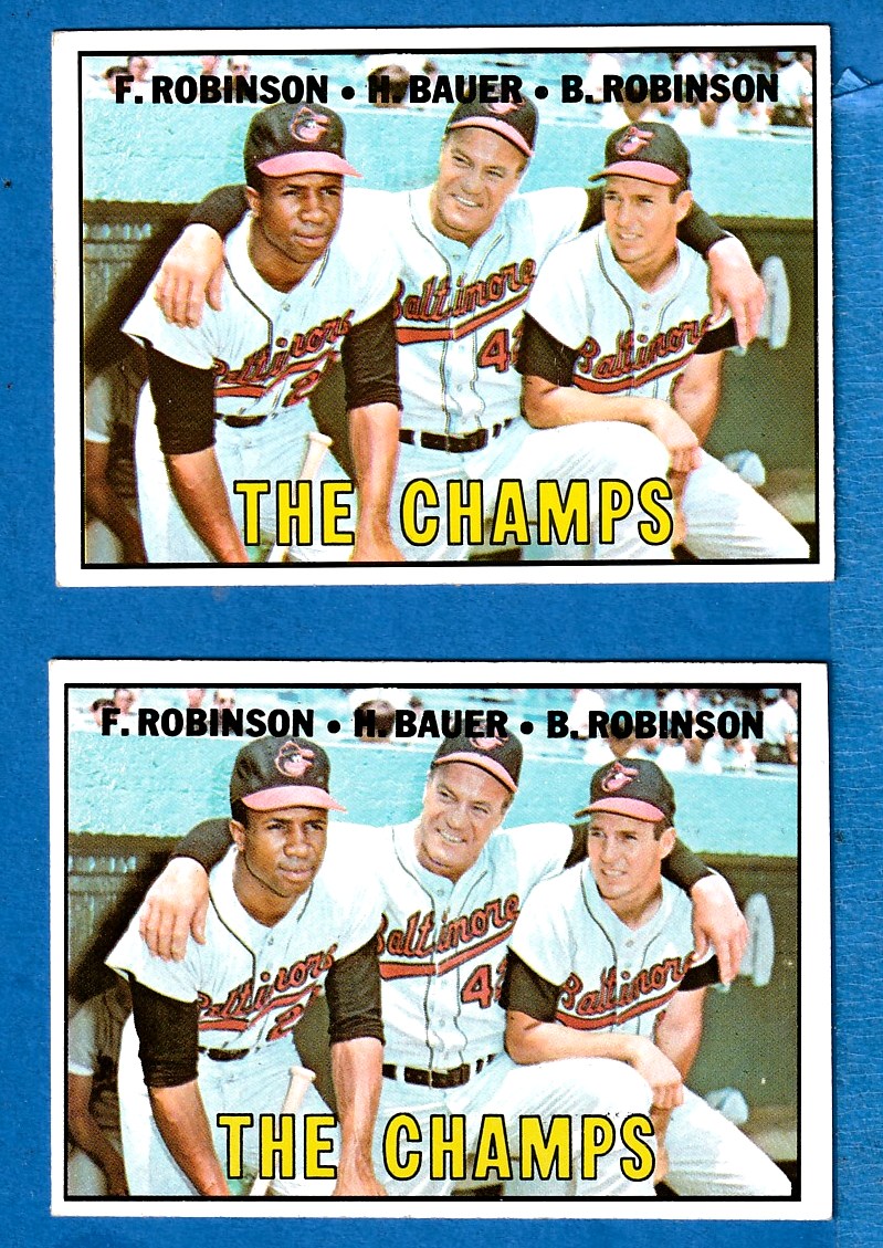 1967 Topps #  1 'The Champs' [#] (Orioles)  cards value