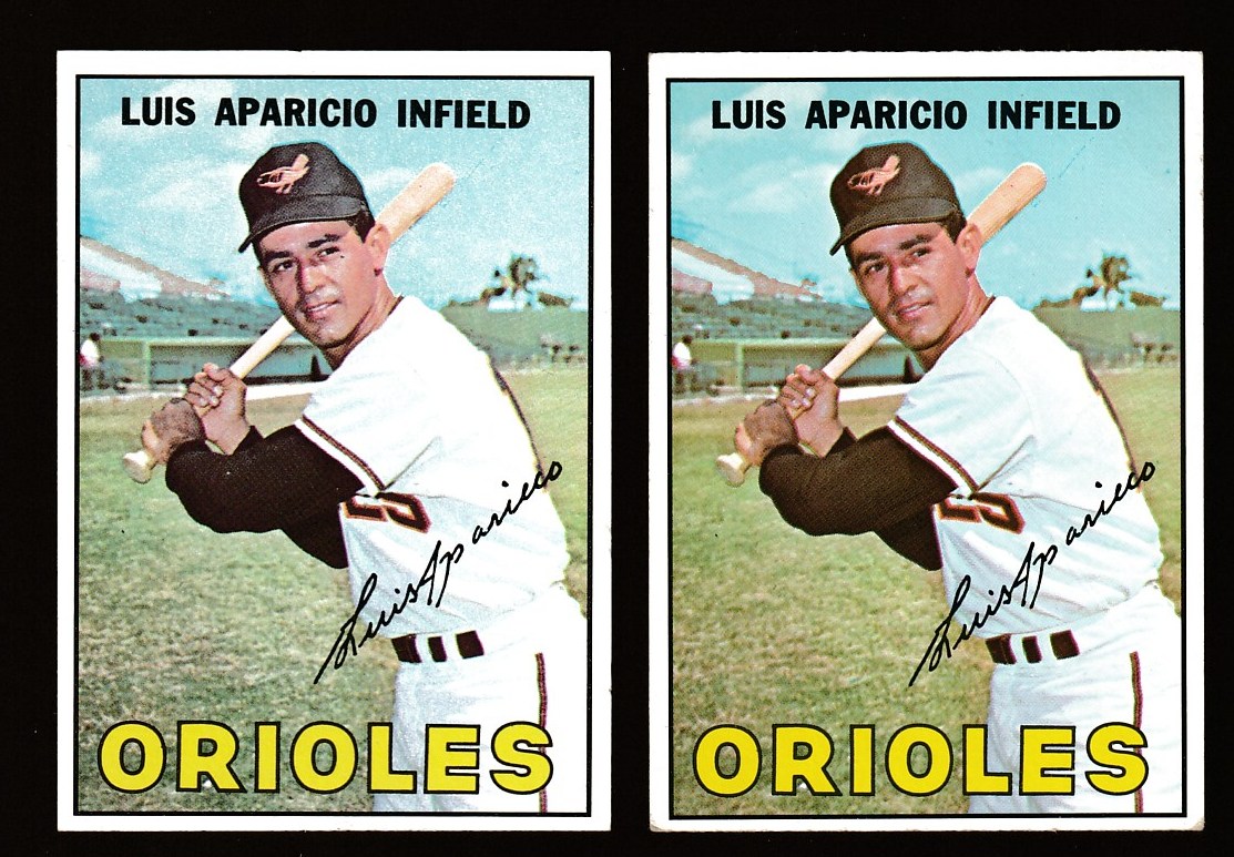 1967 Topps # 60 Luis Aparicio [#] (Orioles)  cards value