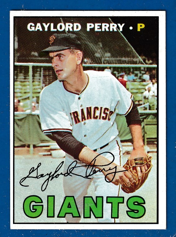 1967 Topps #320 Gaylord Perry [#] (Giants)  cards value