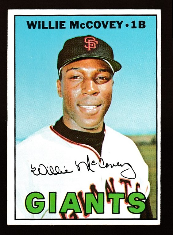 1967 Topps #480 Willie McCovey [#] (Giants)  cards value