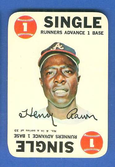 1968 Topps GAME # 4 Hank Aaron (Braves)  cards value