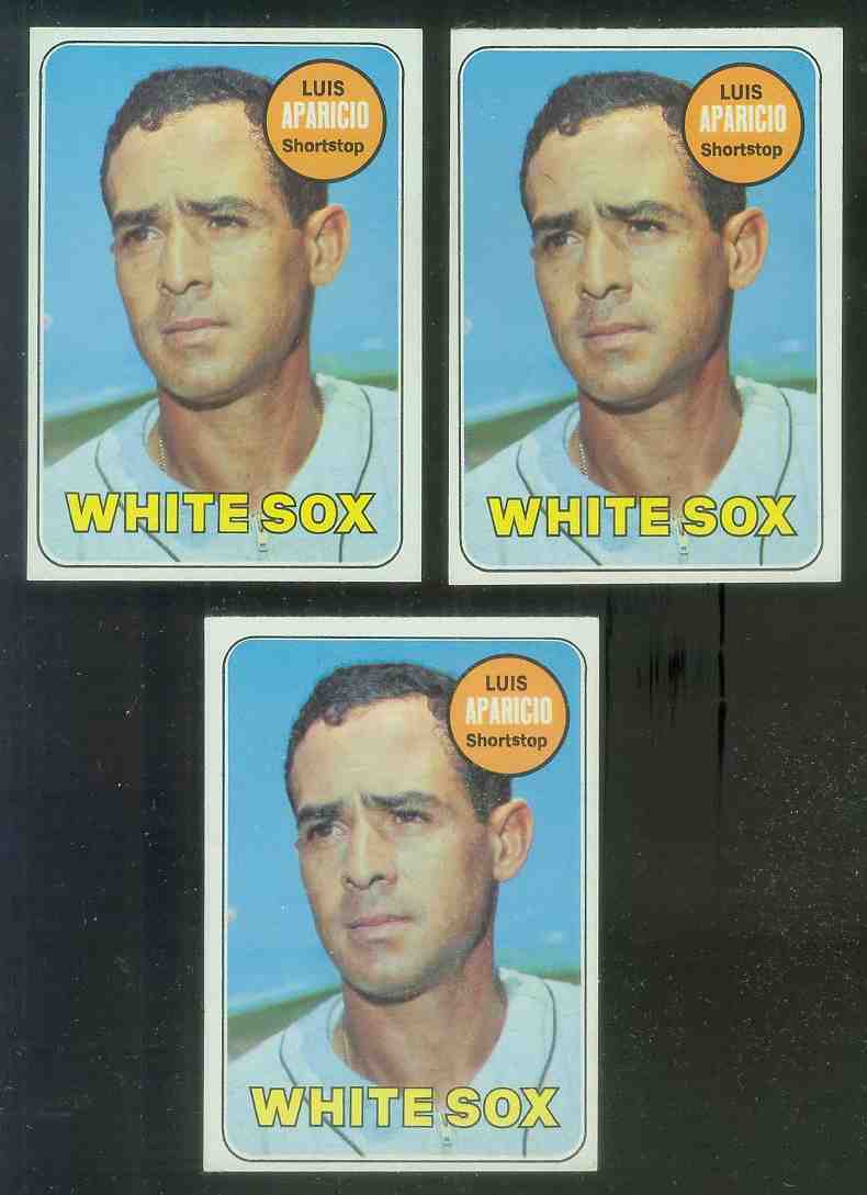 1969 Topps # 75 Luis Aparicio (White Sox)  cards value