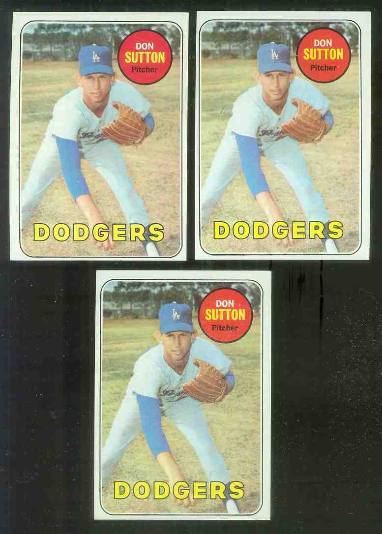 1969 Topps #216 Don Sutton (Dodgers)  cards value