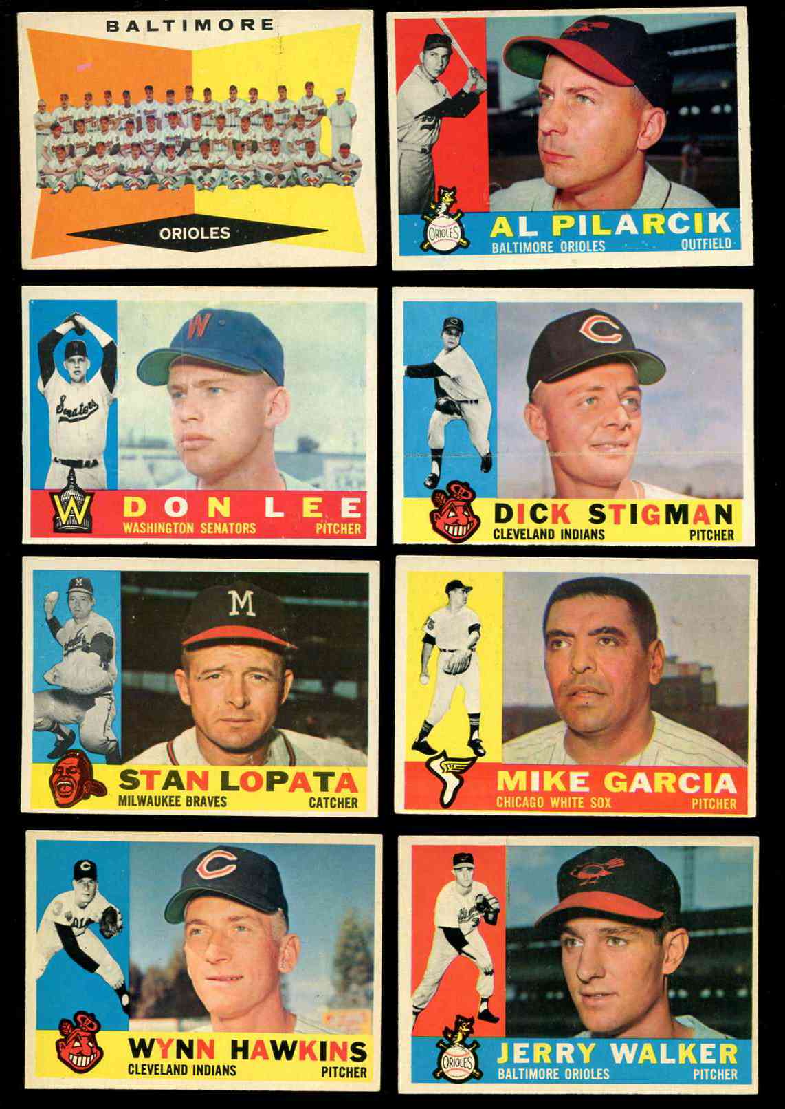 1960 Topps #540 Jerry Walker SCARCE HIGH# (Orioles)  cards value