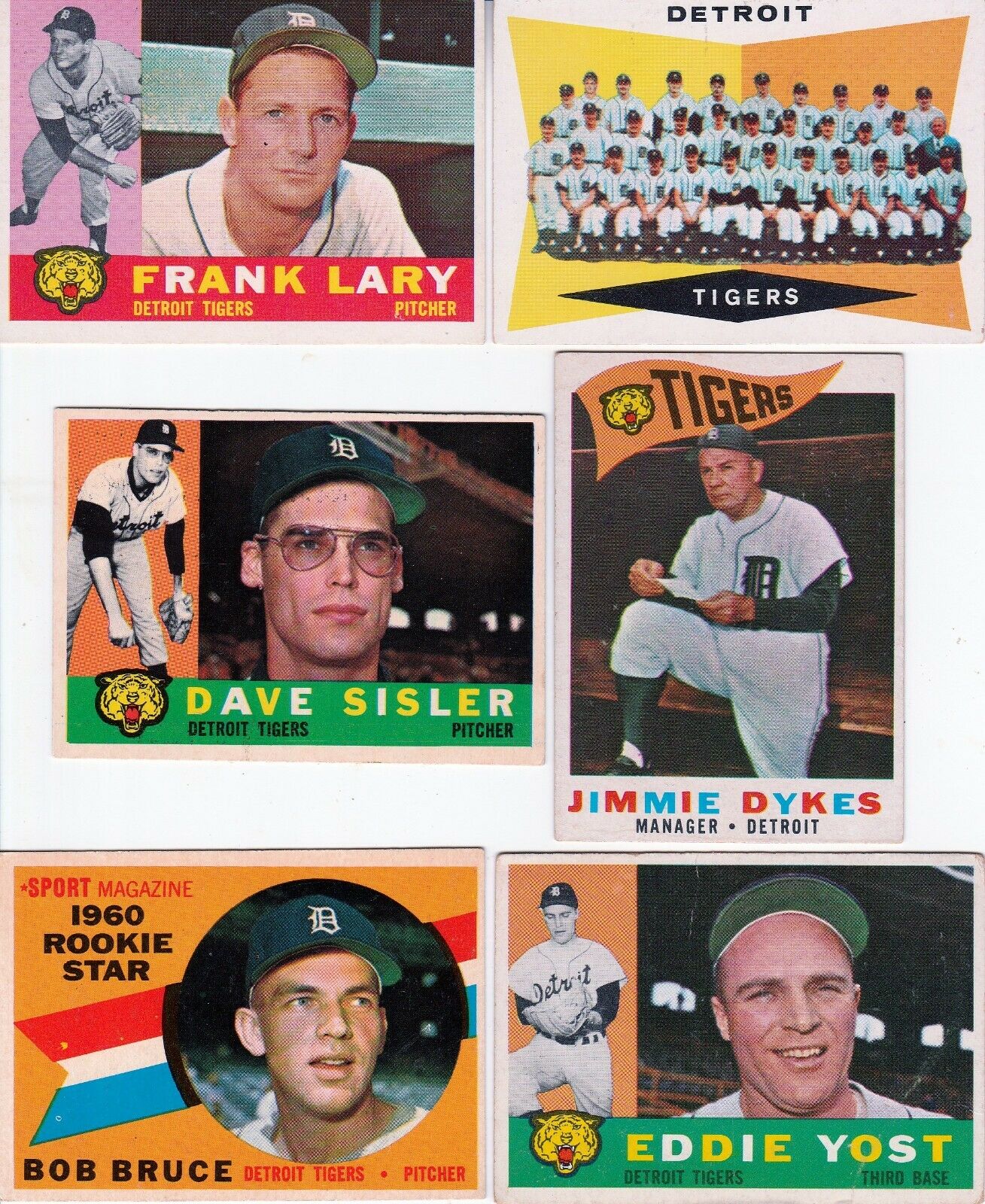 1960 Topps  - TIGERS COMPLETE Team Set/Lot (33 cards) w/Al Kaline  cards value