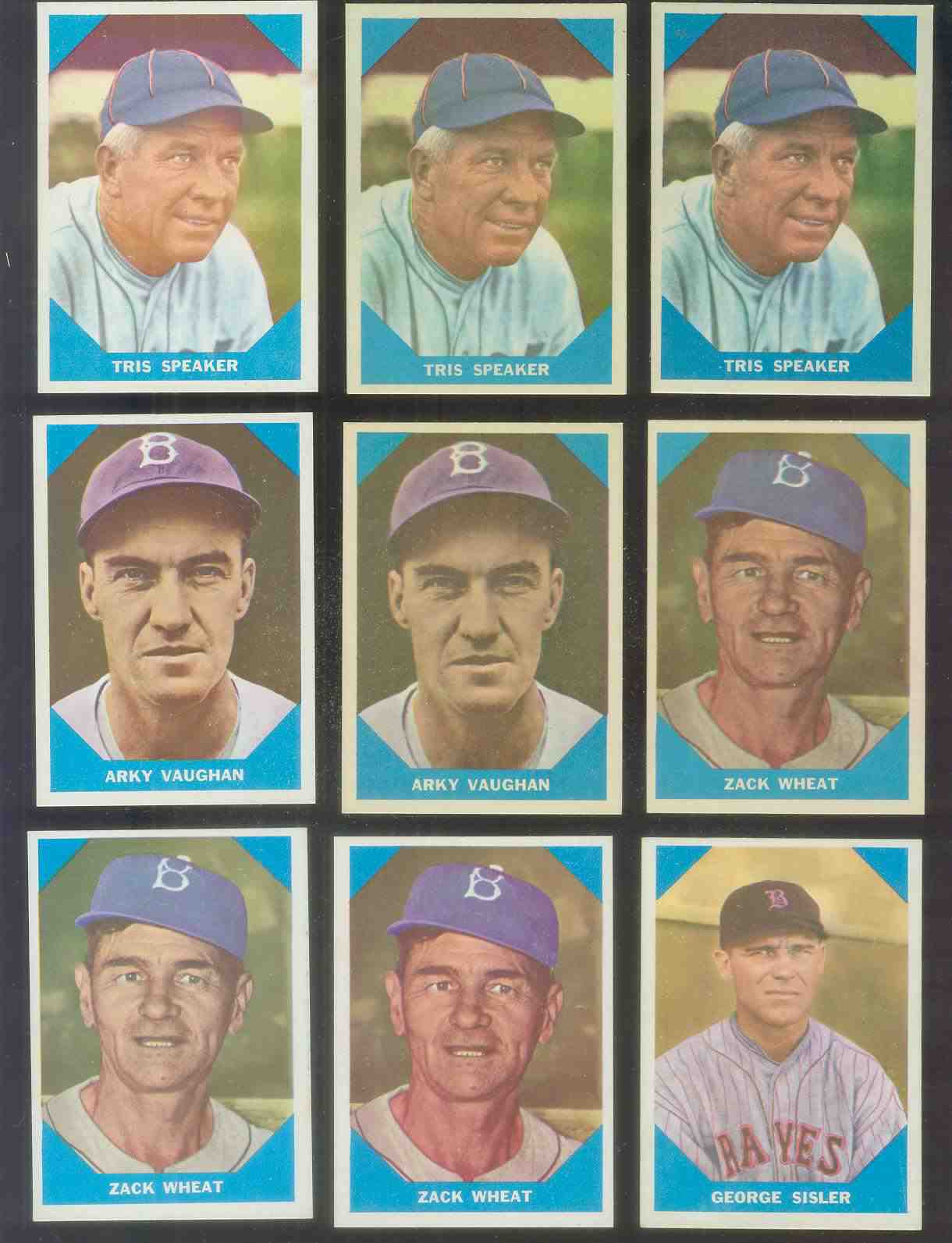1960 Fleer # 10 Tris Speaker  cards value