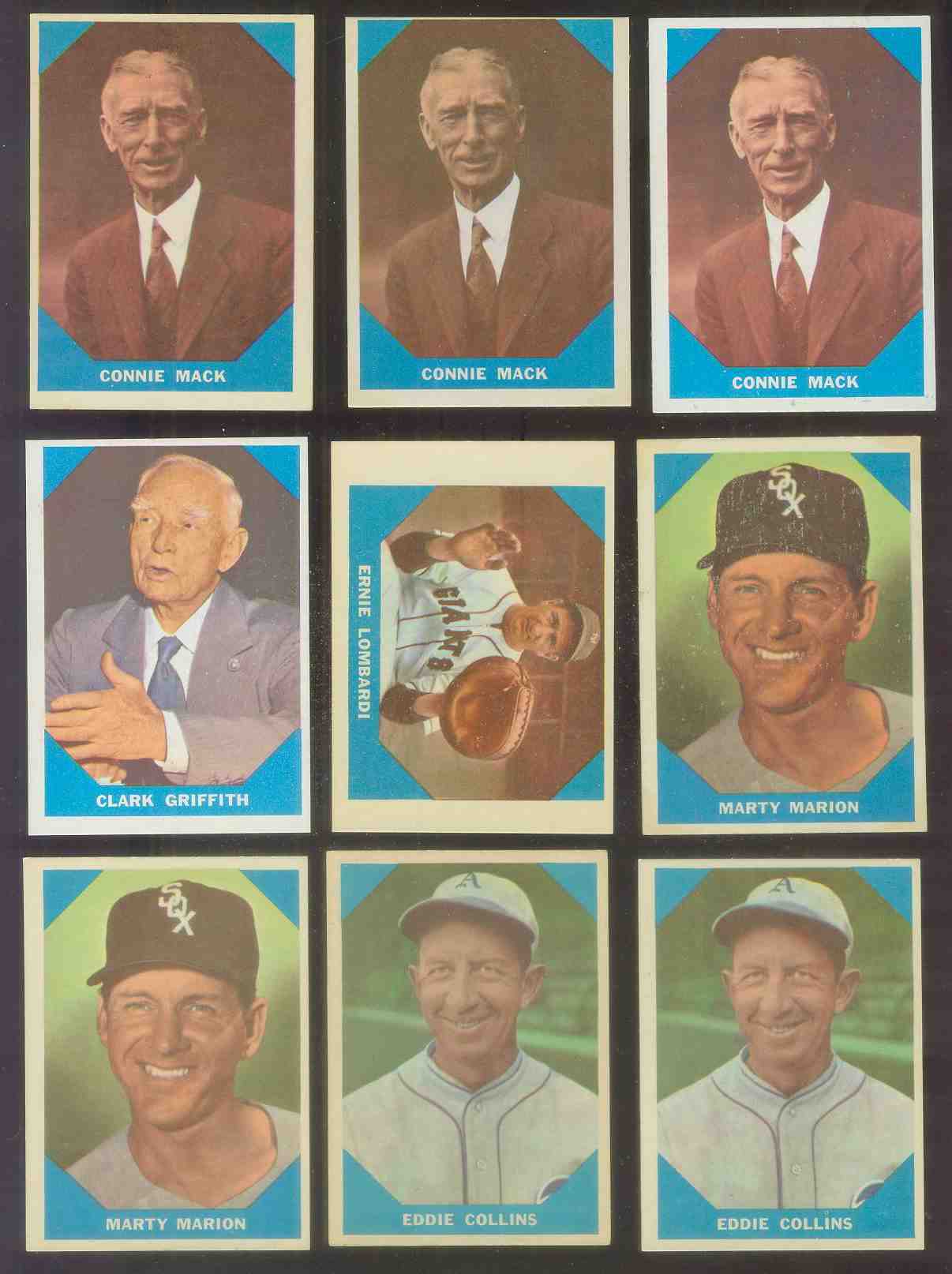 1960 Fleer # 14 Connie Mack  cards value