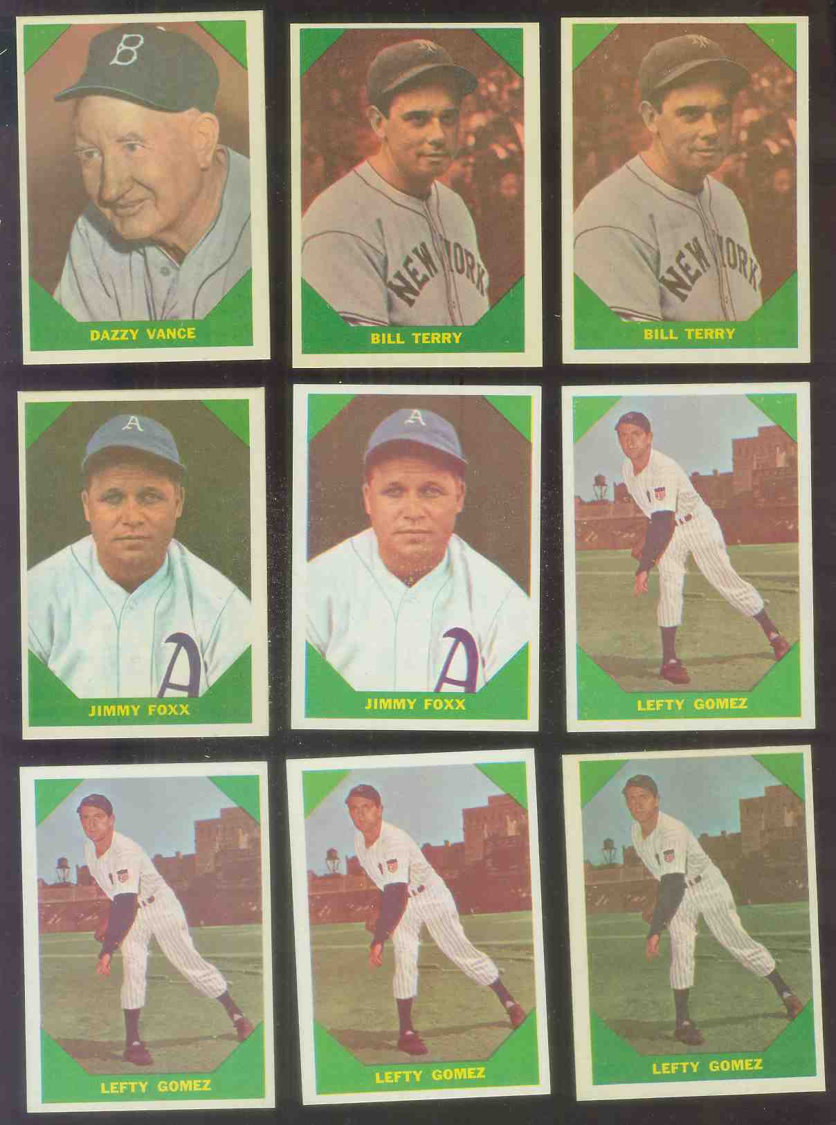 1960 Fleer # 52 Bill Terry (Giants)  cards value