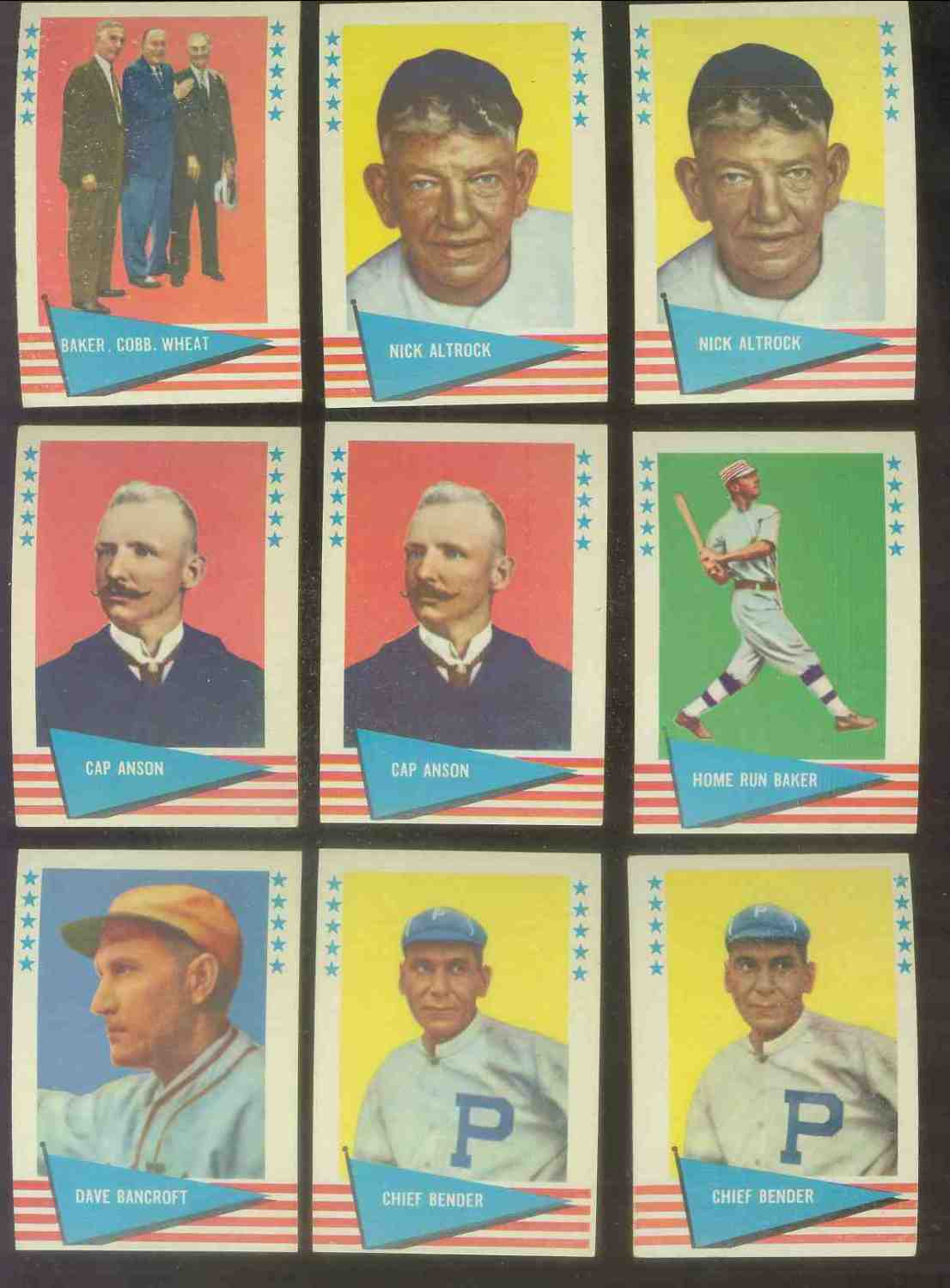1961 Fleer #  6 Frank 'Home Run' Baker (Philadelphia A's)  cards value