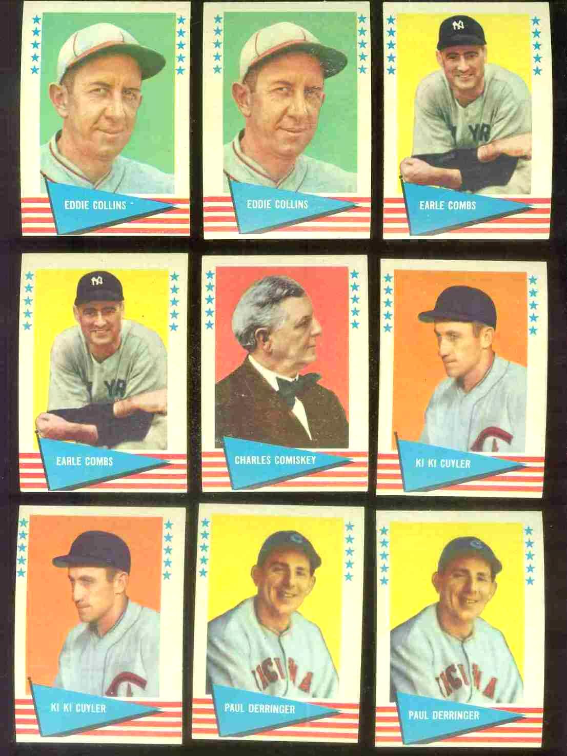 1961 Fleer # 20 Paul Derringer (Reds)  cards value