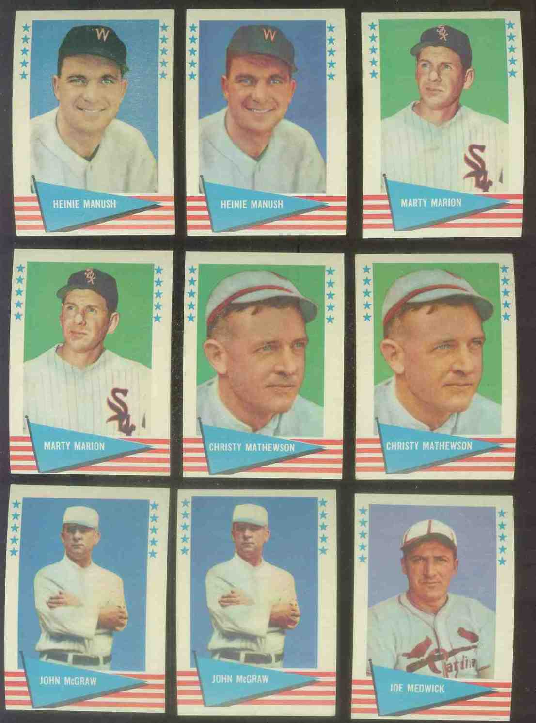 1961 Fleer # 59 Christy Mathewson (New York Giants)  cards value